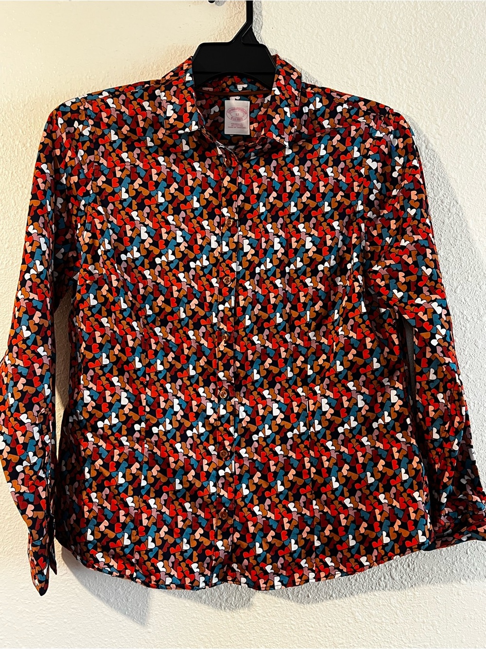 Brooks brothers button up top size 12